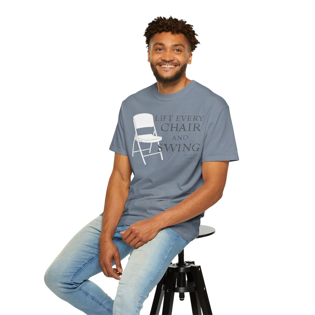 Lift Every Chair and Swing Shirt | Montgomery Riverfront Tribute Tee | Black Culture Humor Shirt | Comfort Colors® 1717