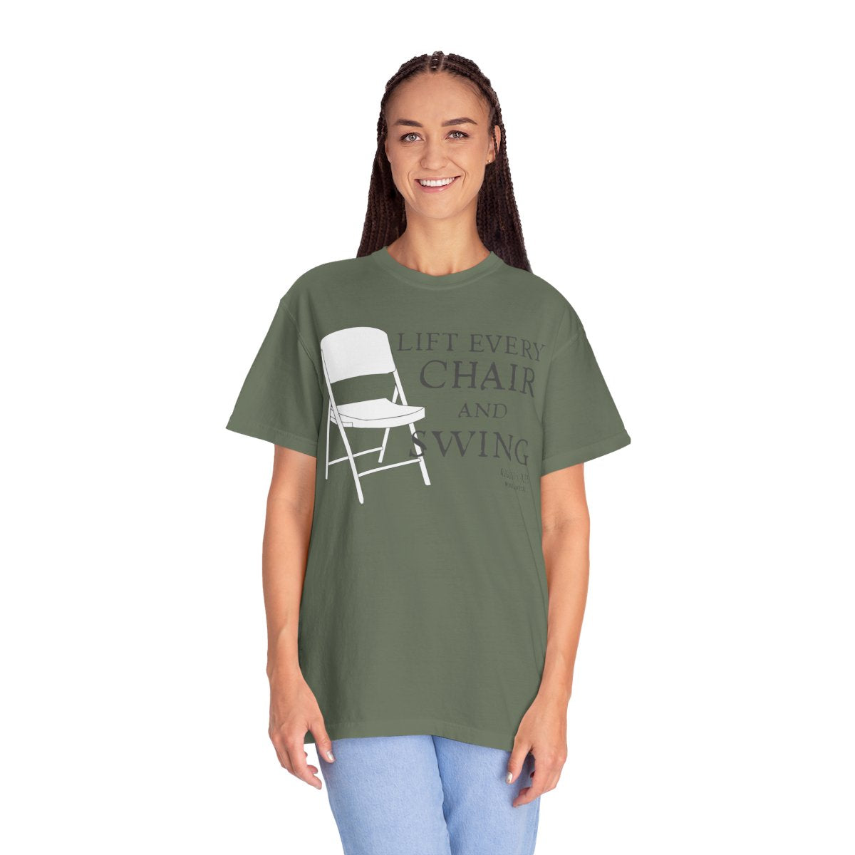 Lift Every Chair and Swing Shirt | Montgomery Riverfront Tribute Tee | Black Culture Humor Shirt | Comfort Colors® 1717