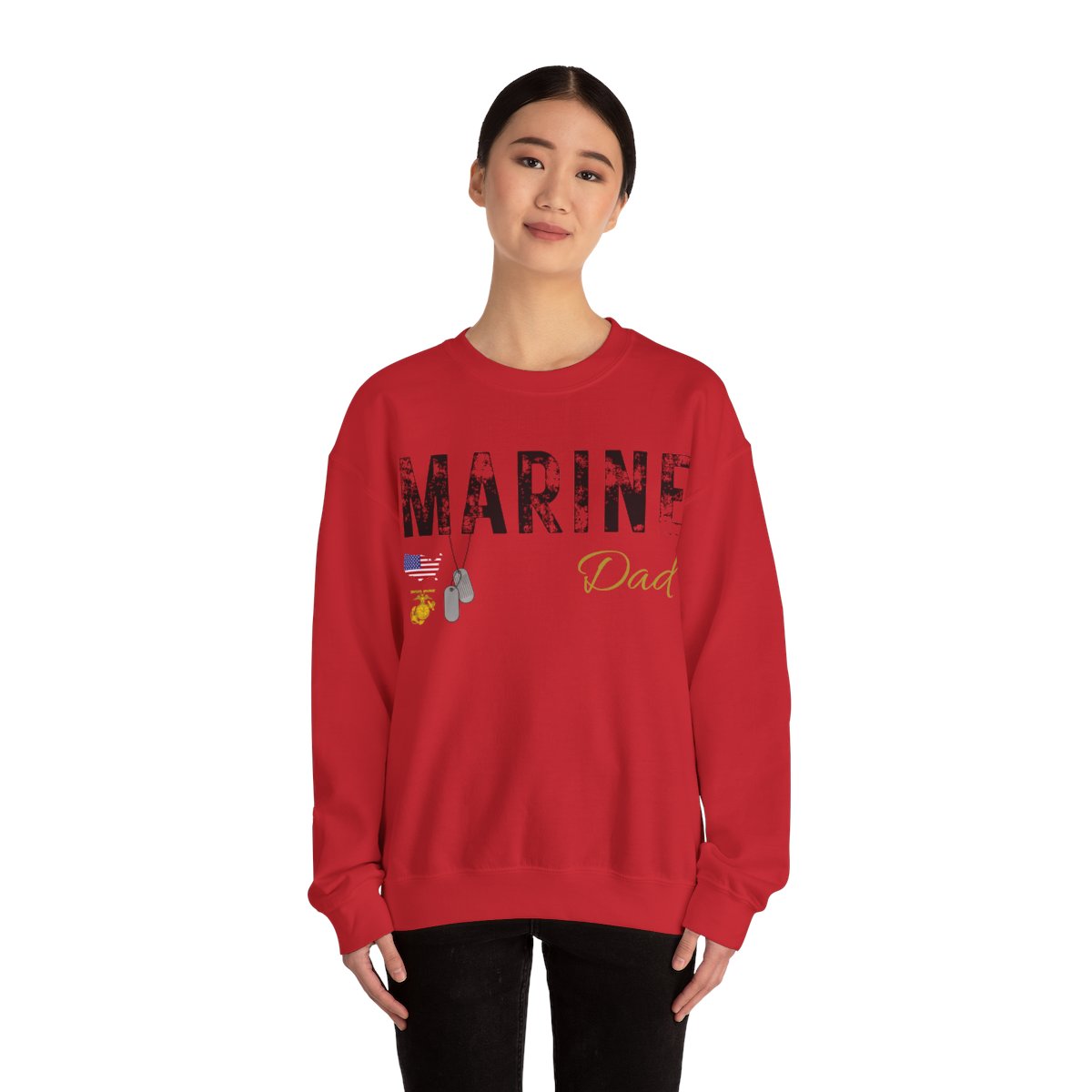 Personalized Marine Family Support Tee, Sweatshirt & Hoodie Collection | Custom Military Apparel for Marine Families
