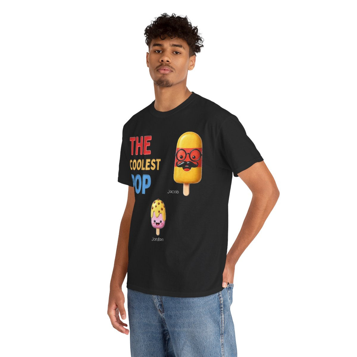 Personalized Coolest Pop Shirt | Custom Dad & Kids Names Tee | Father's Day Gift for Grandpa or Dad