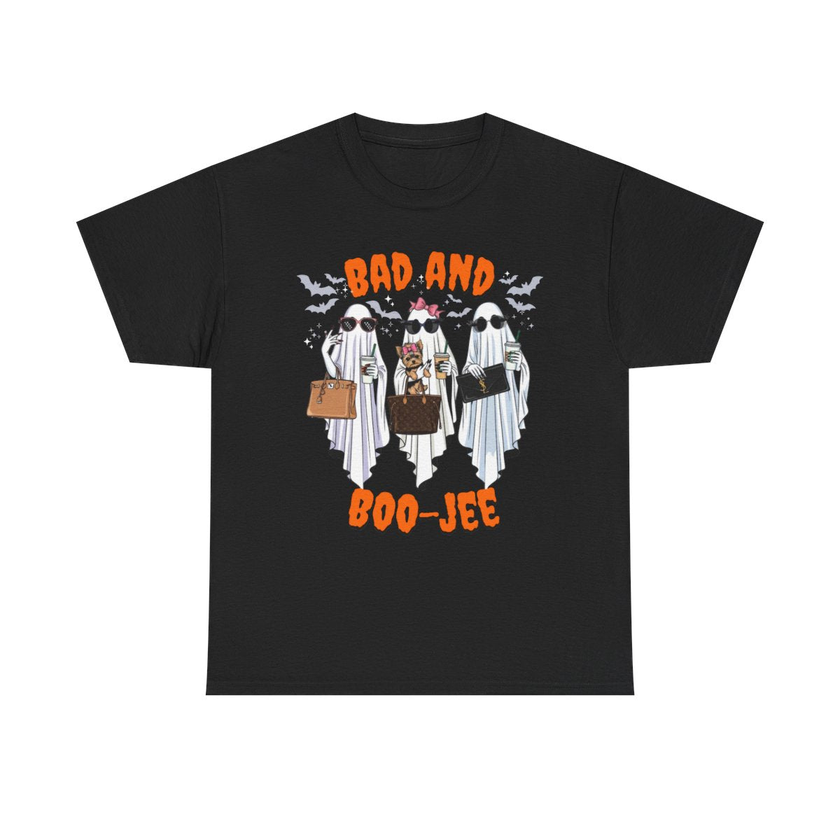 Funny Halloween Ghost Shirt | Boo-JEE Ghost Shirt | Best Friends and Baddies, Halloween Party Costume