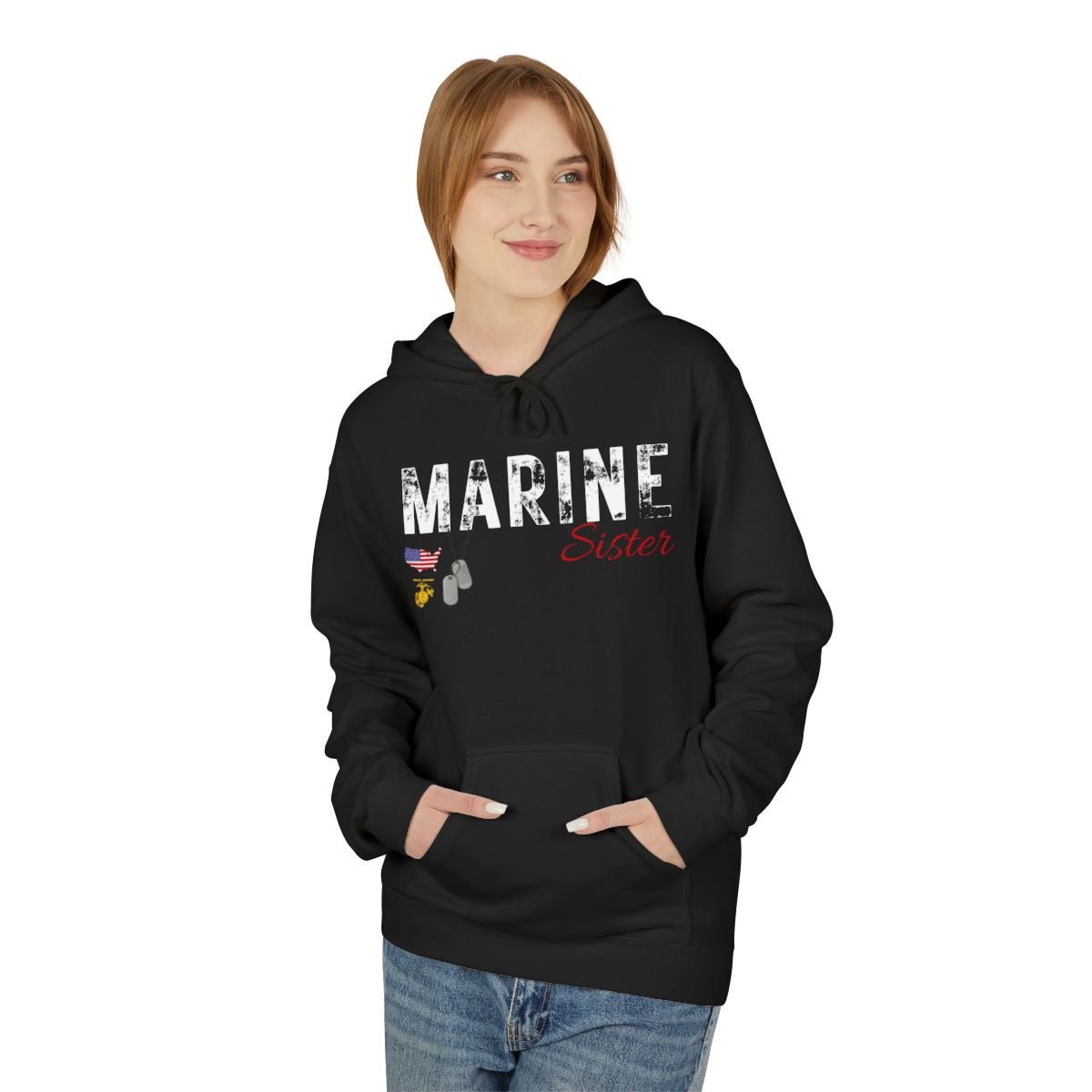 Personalized Marine Family Support Tee, Sweatshirt & Hoodie Collection | Custom Military Apparel for Marine Families